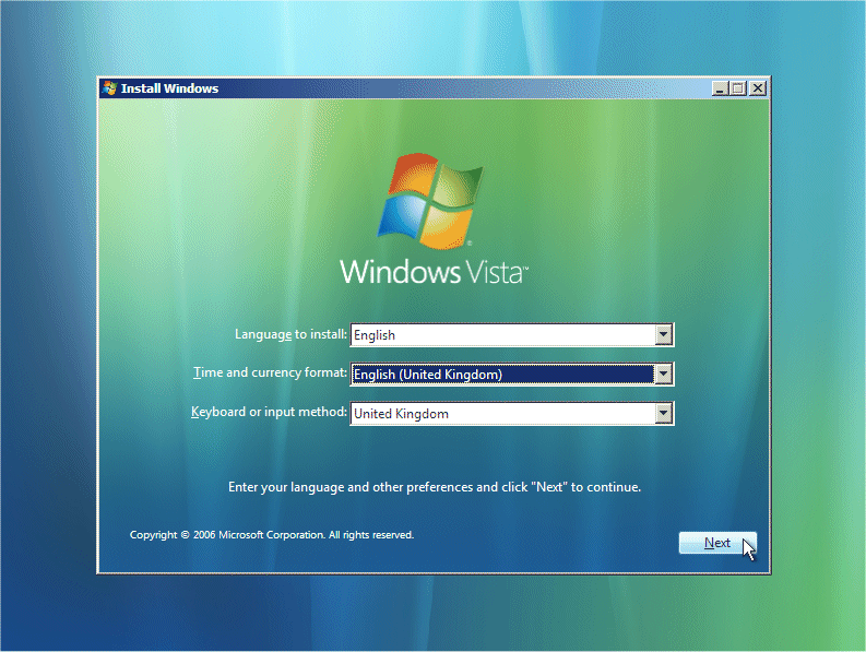 Windows Vista System Restore Deutsch